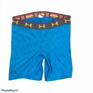 Ladies Under Armour Blue Padded Softball Shorts S‎